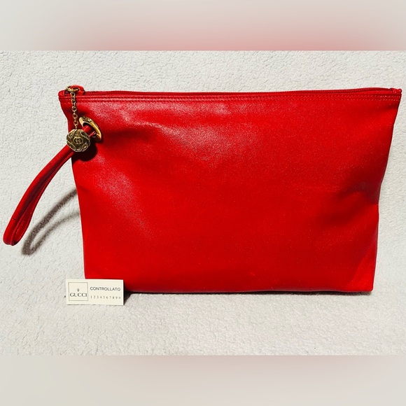 Gucci Handbags - Gucci Vintage Large Clutch/Wristlet